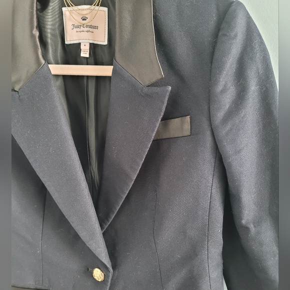 Juicy Couture Tuxedo Style Women's Blazer in Size 4 - Picture 2 of 9